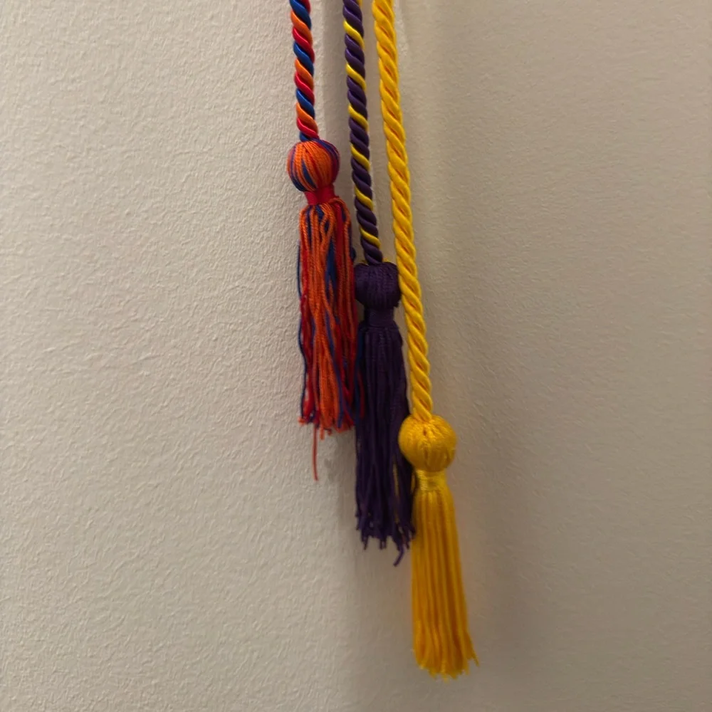 Multicolor Graduation Cords | university honor tassels cords - Picture 2 of 4